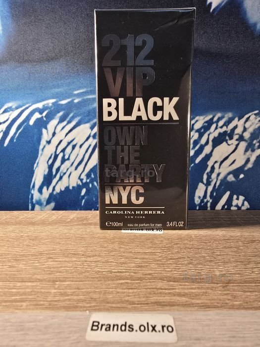Parfum Carolina Herrera - 212 VIP Black, 100ml EDP, made in Spain, sigilat