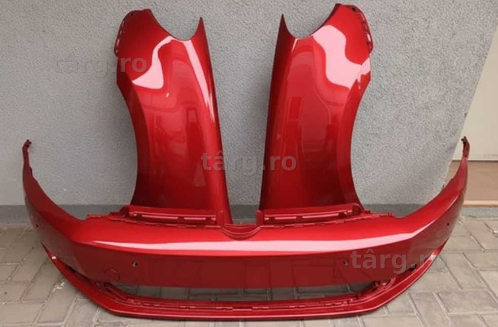 Bara & Aripa Fata Dreapta + Stanga VW Golf 6 VI 2008-2013 Vopsita Rosu