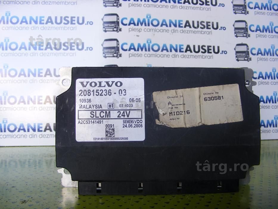 Calculator lumini Volvo piese dezmembrari camioane Volvo SLCM