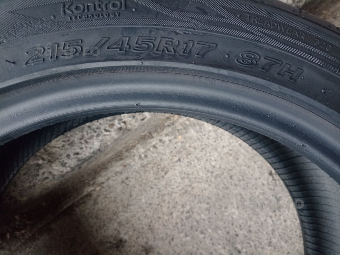 4 anvelope de vara Hankook 215/45 R17 dot 0920 6