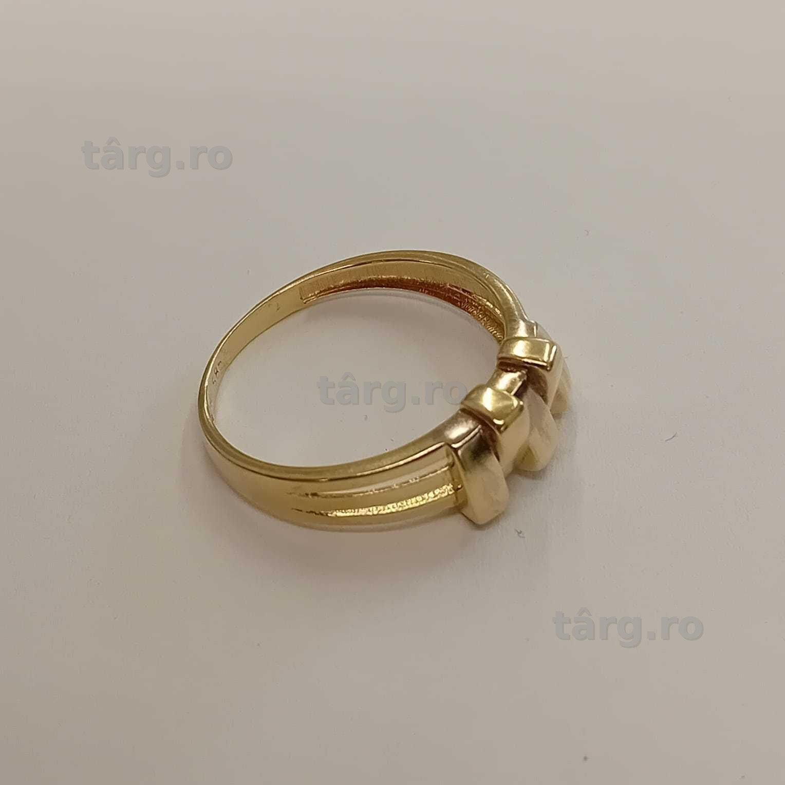 Inel aur 14k (ag49 Esplanada b.7825) Garantie 2 Ani 3