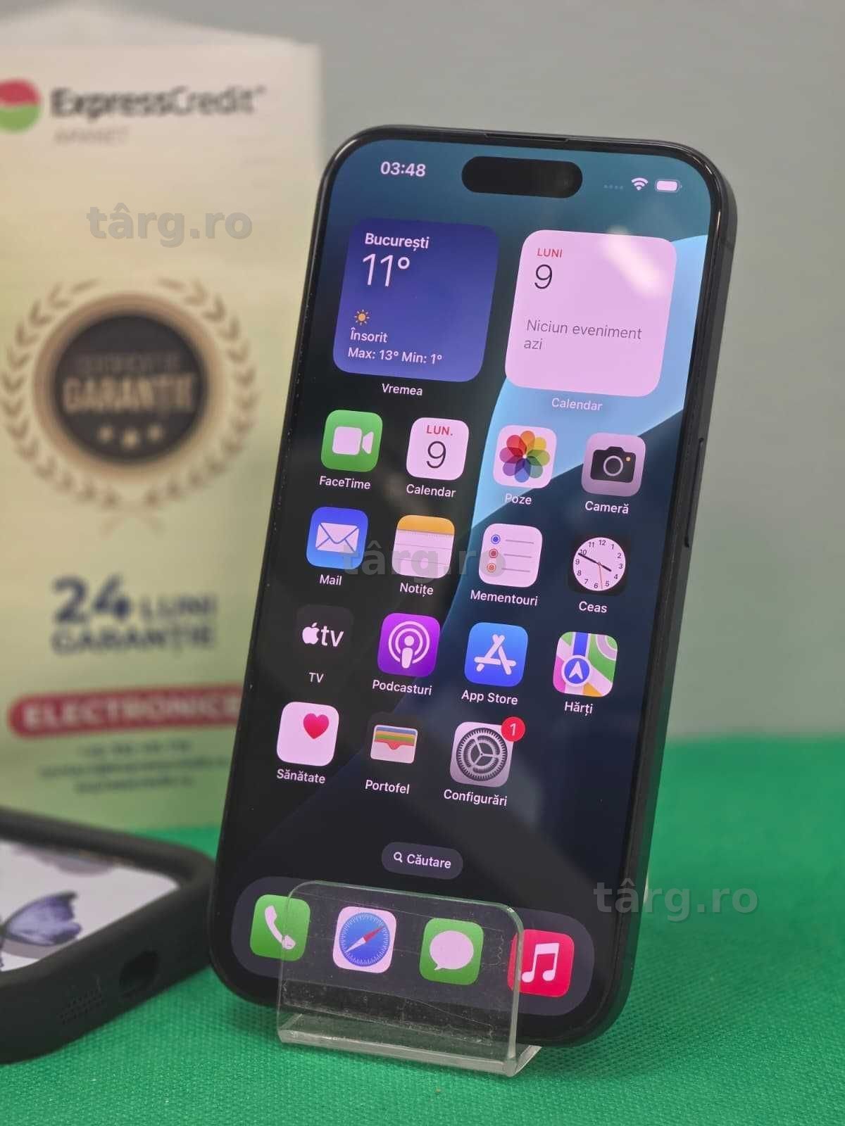 Iphone 15 Pro -- 256 GB -- 85% [Ag45 B.4923] - Garantie 2 ani 2