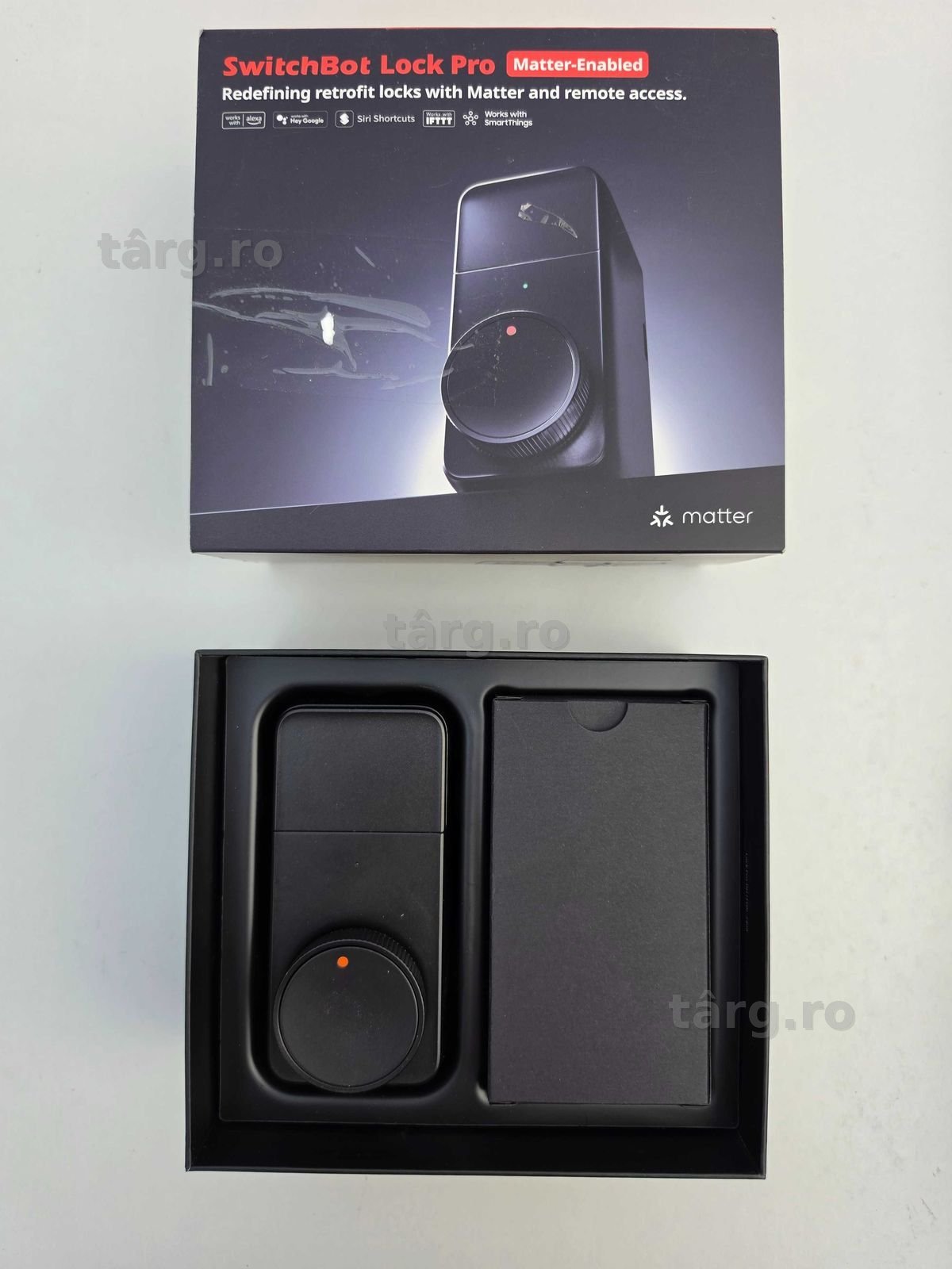 SwitchBot Lock Pro – Încuietoare inteligentă cu blocare automată Matter, alexa, google, samsung 2