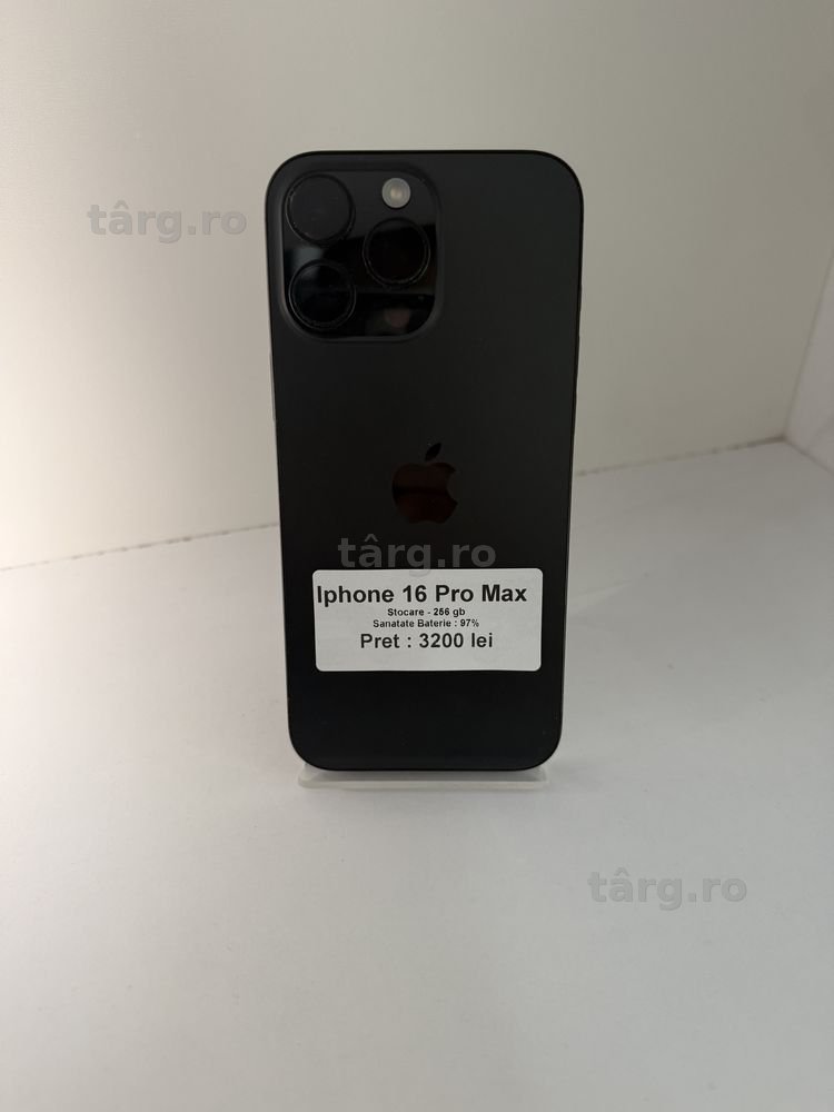 Iphone 16 pro max / 256 gb / 97% baterie / garantie