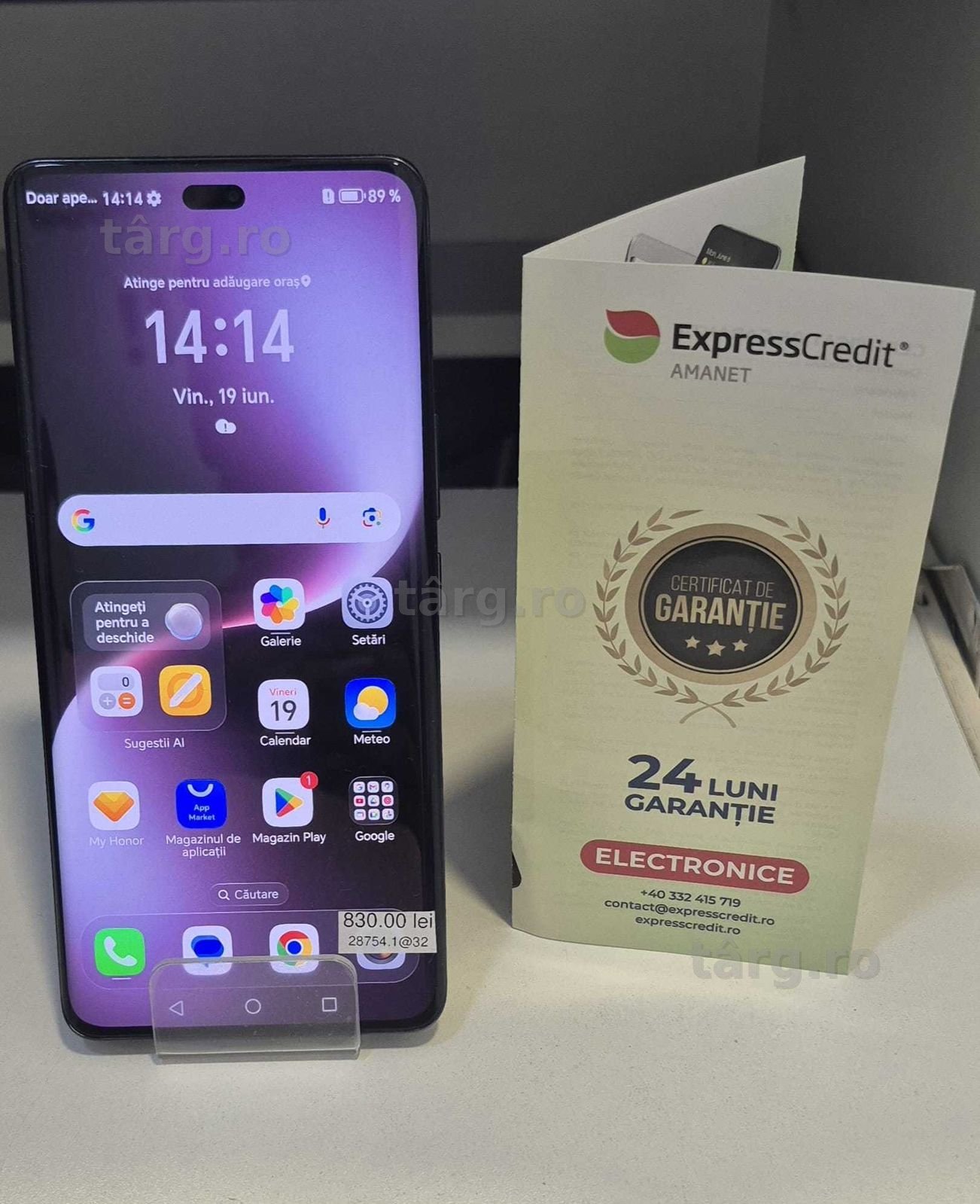 Telefon Honor Magic 7 Lite  5G (AG32 B28754.1) 2 ANI GARANTIE!