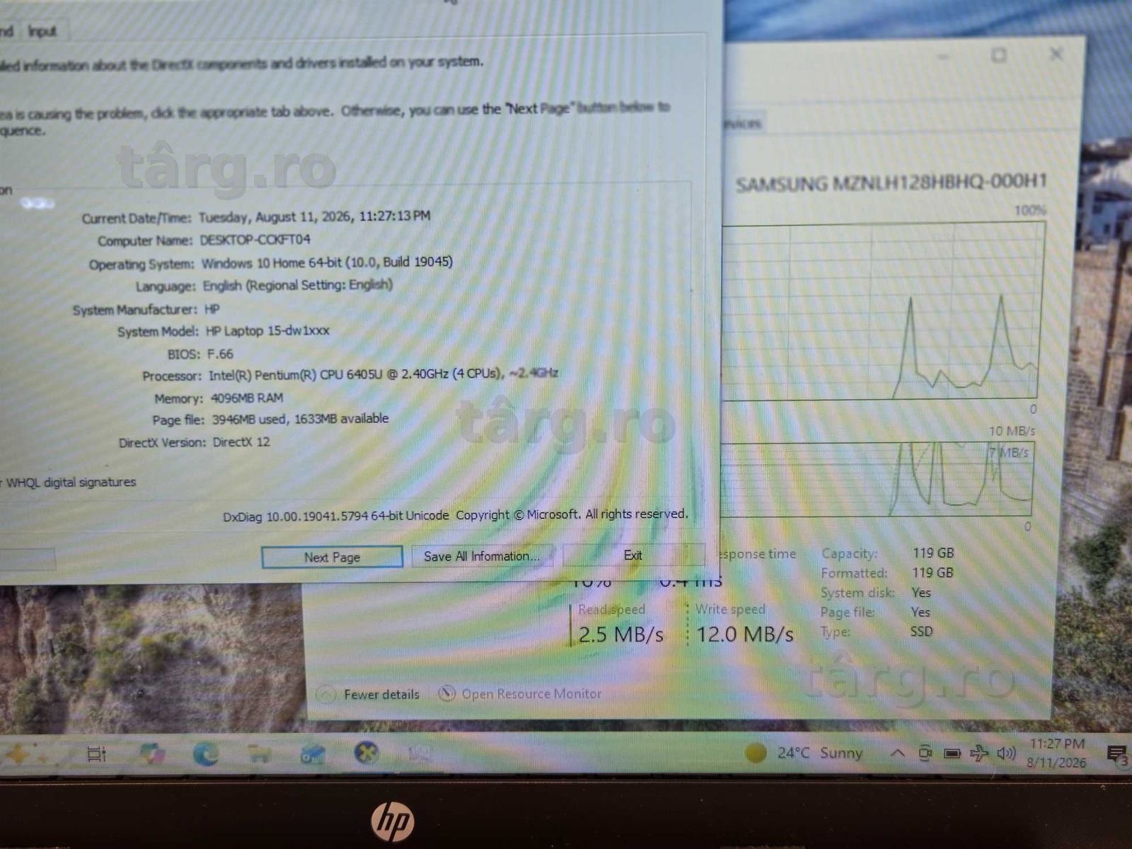Hope Amanet P10/Laptop HP 15 Intel Gold 6405U SSD 4