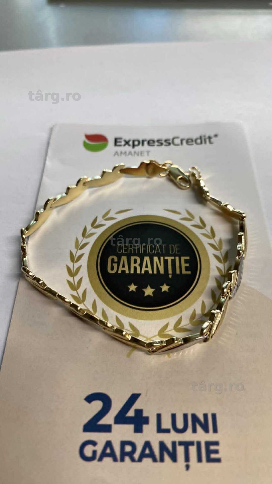 Bratara aur 14k ( Tomesti b 33087.2) Garantie 2 ani!