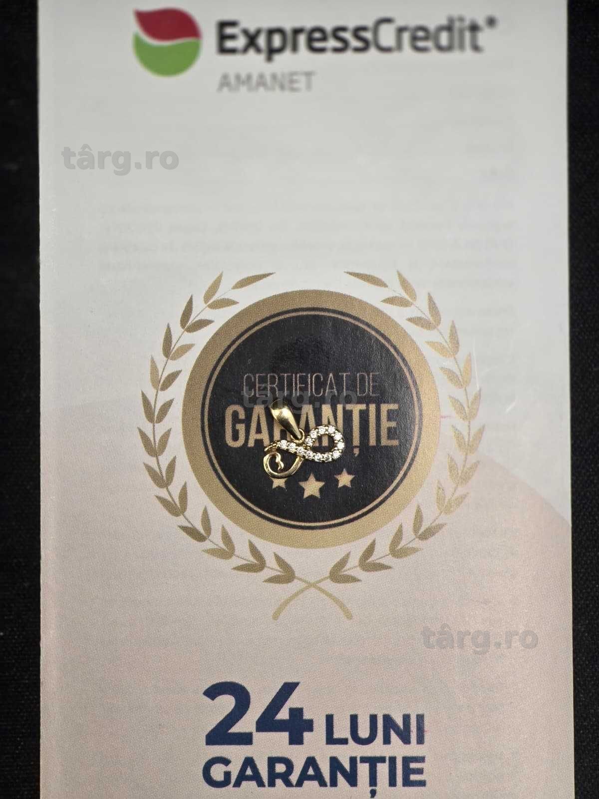 Pandantiv aur 14K 0.58g [Ag45 Bacau1 B.12737.2.42]