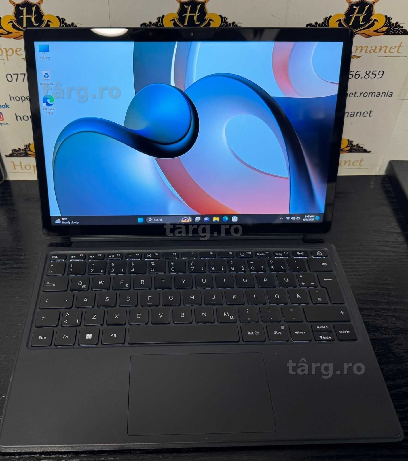 Hope Amanet P10/Tableta 2/1 Xiaomi Book S 12,4 8GB 256GB TASTATURA