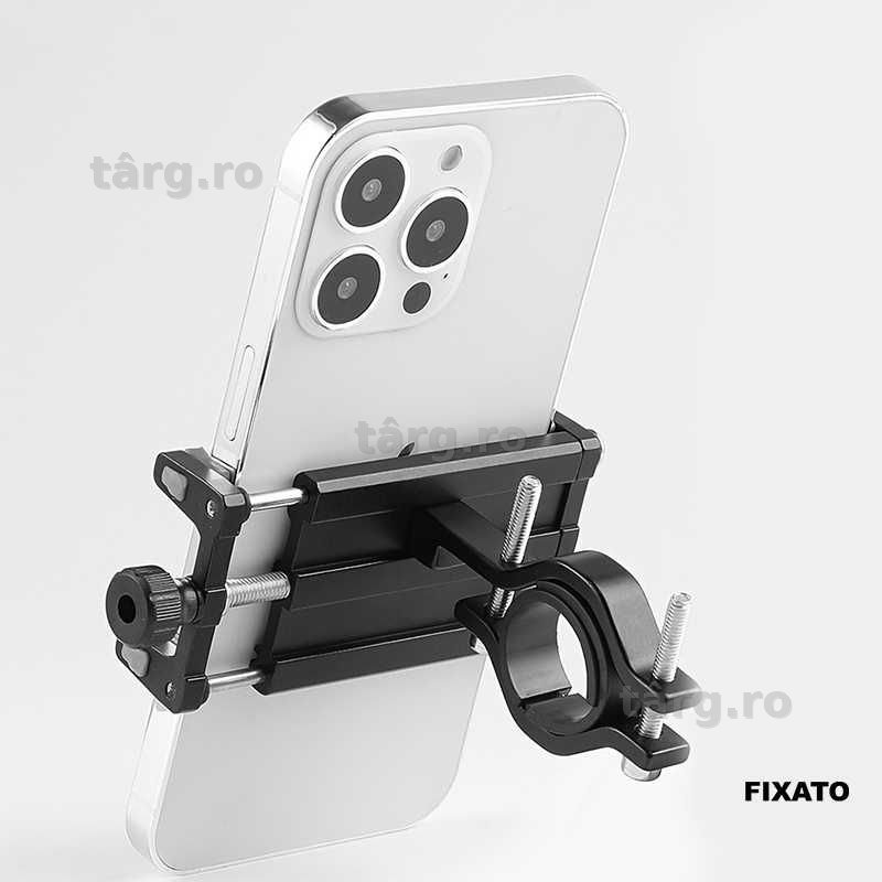 Suport de telefon Bicicleta/Moto/Scuter/Trotineta, montare pe ghidon, Aluminiu 3
