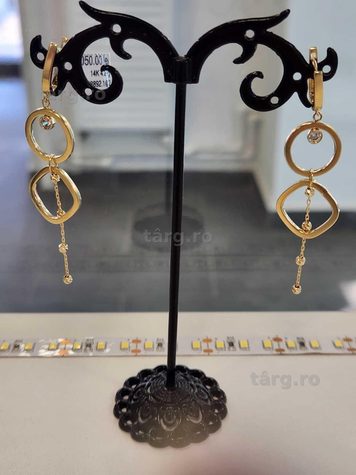 Cercei aur, 14k, 4.2g (b 68892.1 Ag2 Tudor)