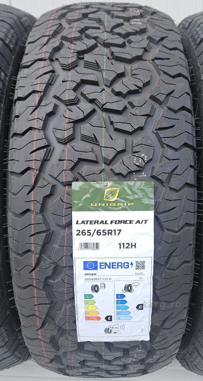 265/65 R17, 112H, UNIGRIP, Anvelope All Terrain M+S 3