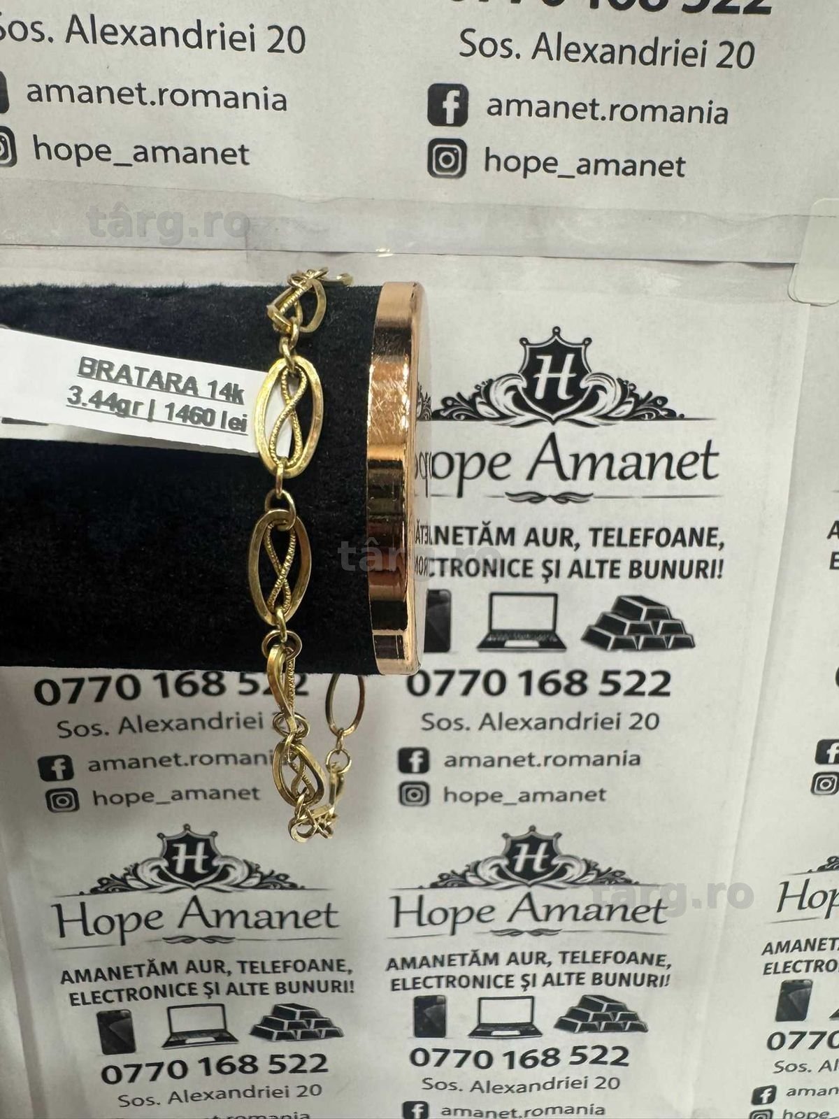 Hope Amanet P1/Bratara din aur 14k/Cod 113352 2