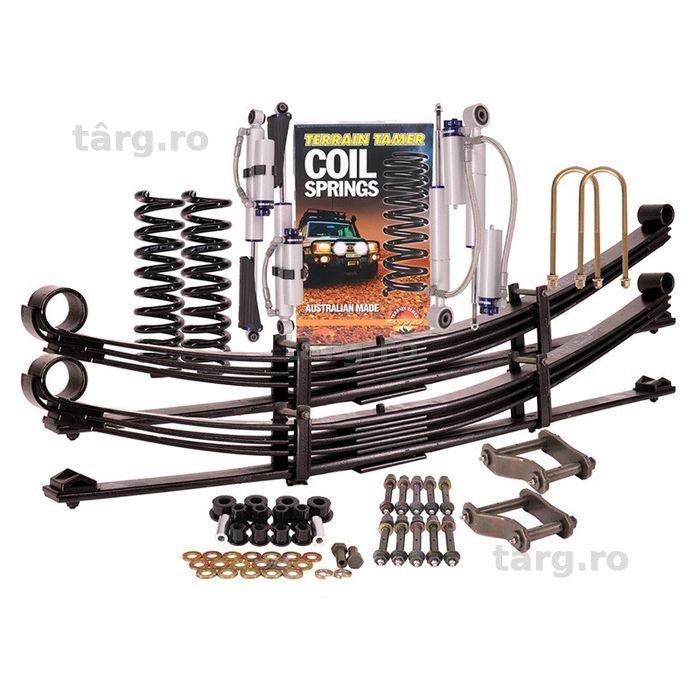 suspensie - kit complet terrain tamer pro cu rezervor reglabile +4/5cm ford ranger px3 2018-2022