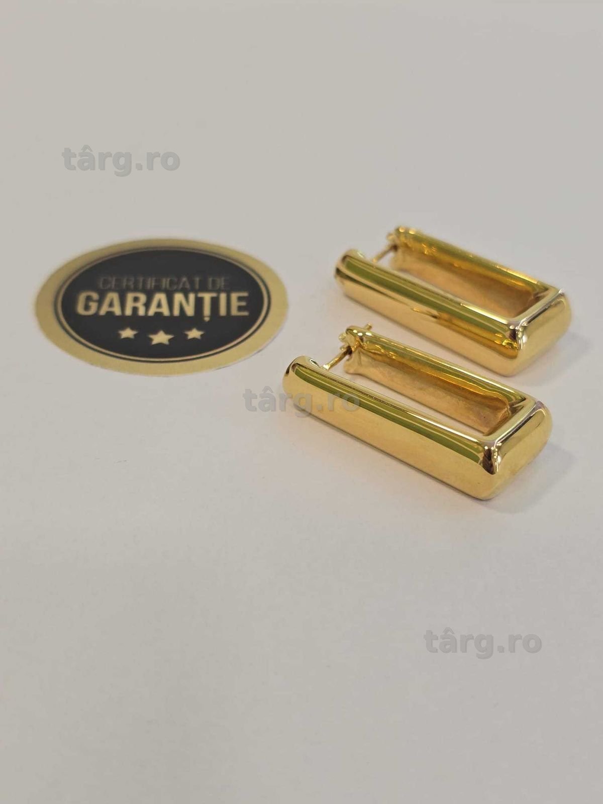 Cercei  aur 14 K, 6.16 gr. (ECA 39 / b17545.2) – Garantie 2 ani