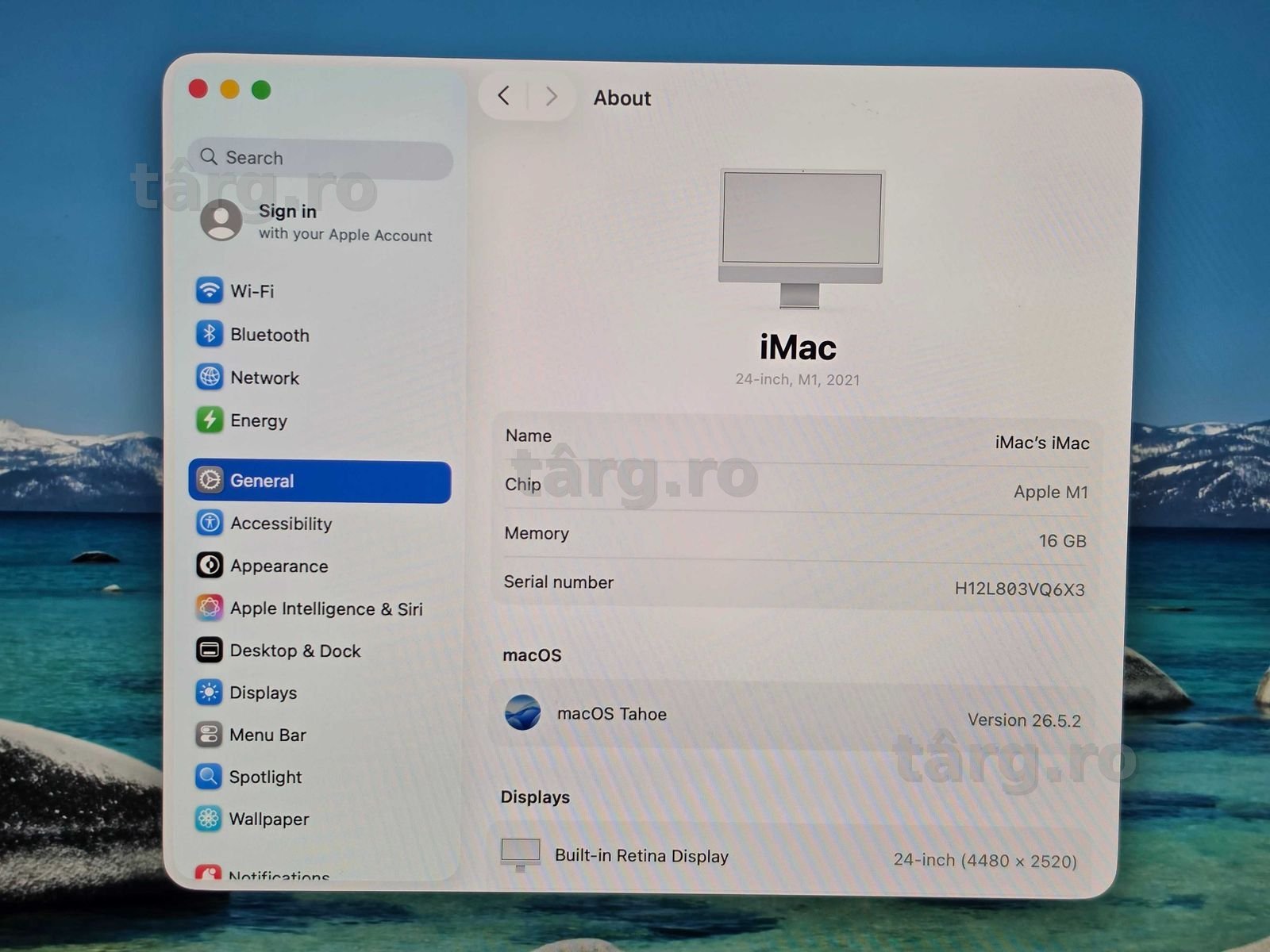 Hope Amanet P7 iMac M1 2021 A2438 512GB 2