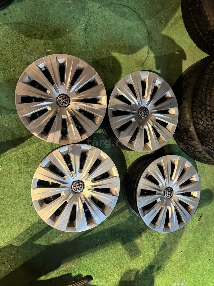 Jante tablă R15 VW originale Cu Capace