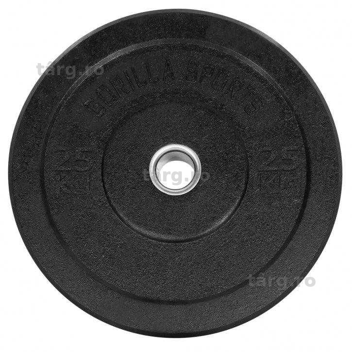 Disc Bumper de cauciuc 25 KG Gorilla Sports