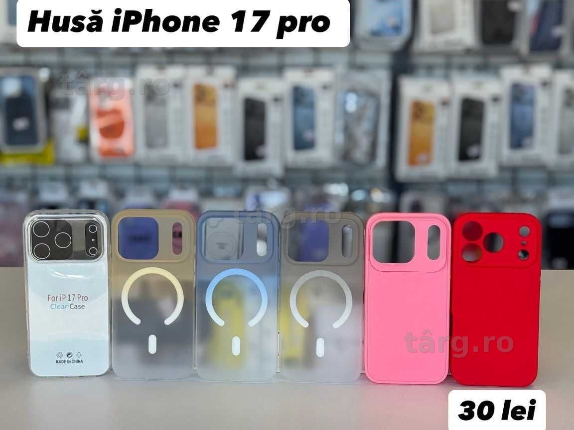 Husa silicon, folie, cablu, incarcator iPhone 17 Pro 2
