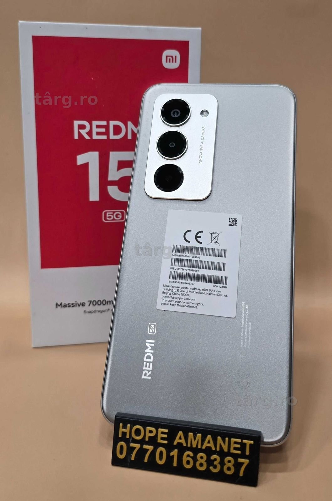 Hope Amanet P4 Redmi 15 5G / 128GB 4GB RAM