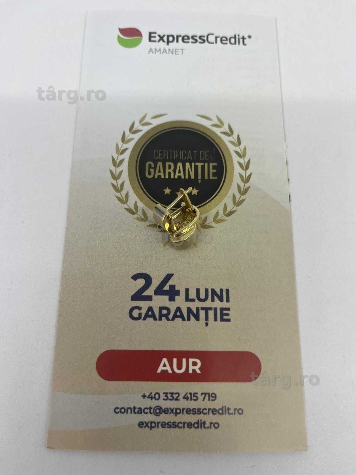Cercei 14k 4.02g ( Galata B8010.2 ) Garantie 2 ani! 2
