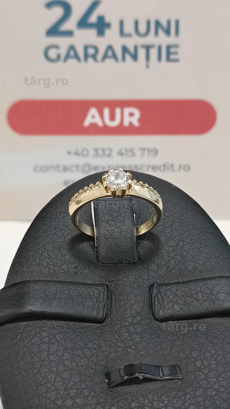 Inel aur 14K 2.48gr [AG24 Harlau B.46303.1] - Garantie 2 ani!