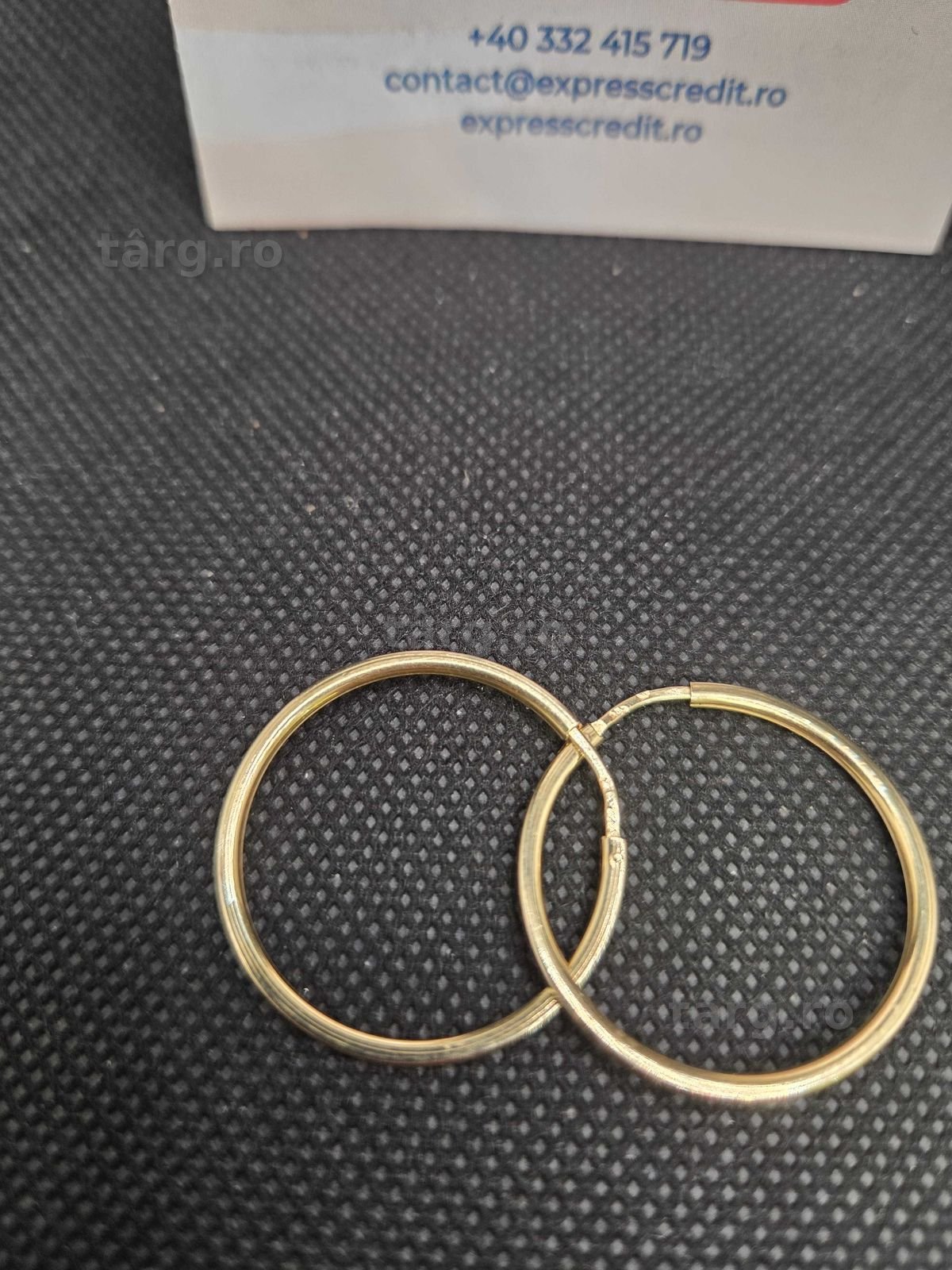 Cercei aur 14K 2.22g (50081.10 Ag11 Piata Nicolina) Garantie 2 ani! 3