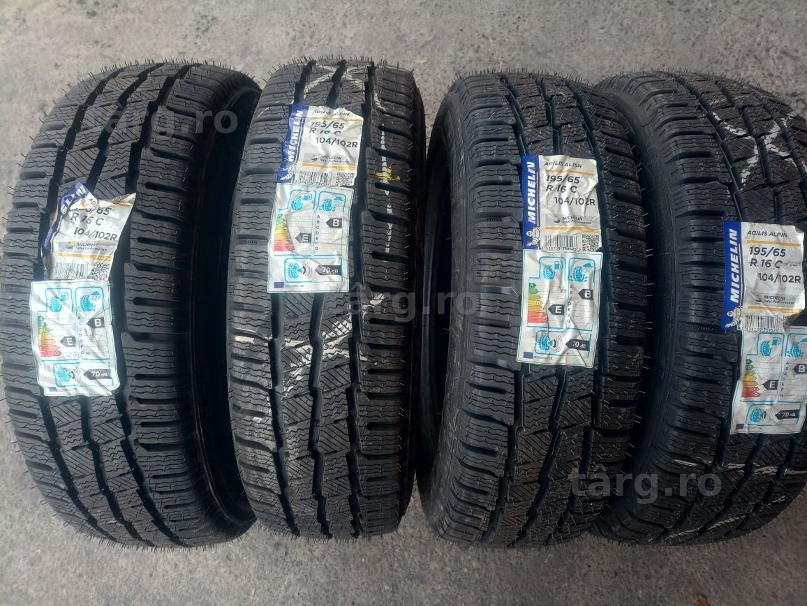 4 anvelope de iarna NOI Michelin 195/65 R16C dot 2523