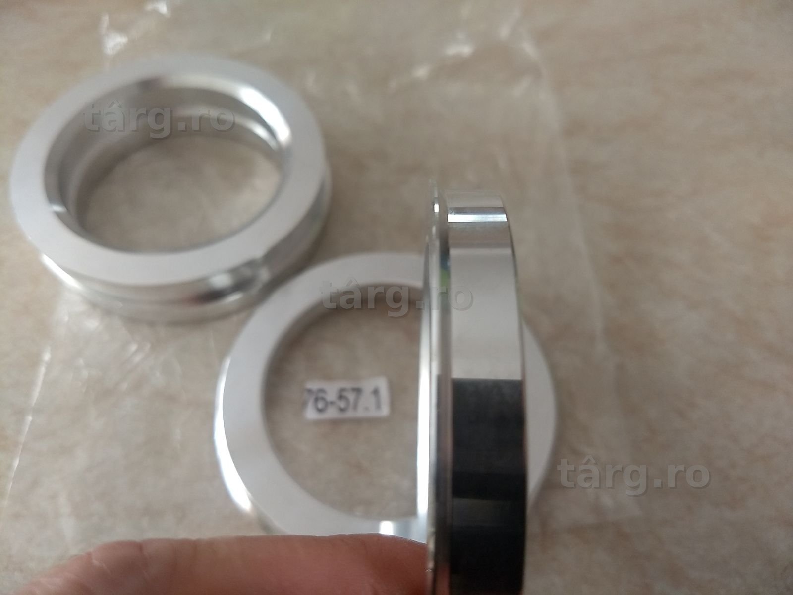 Inele de centrare 76.0 x 57.1 Vw Audi Seat pt jante Ronal sau altele