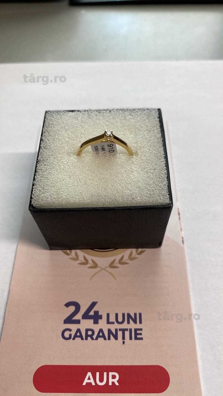 Inel aur 14k ( Tomesti b 33564 ) Garantie 2 ani !