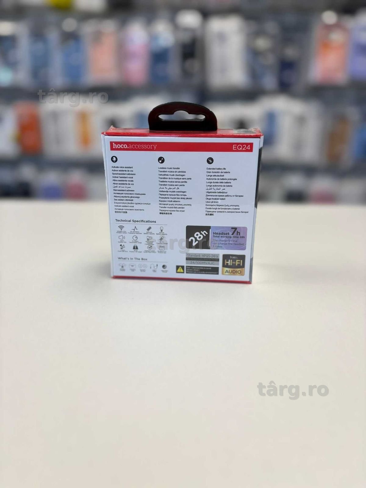 Casti Wireless, Hoco EQ24, Bluetooth, TWS 4