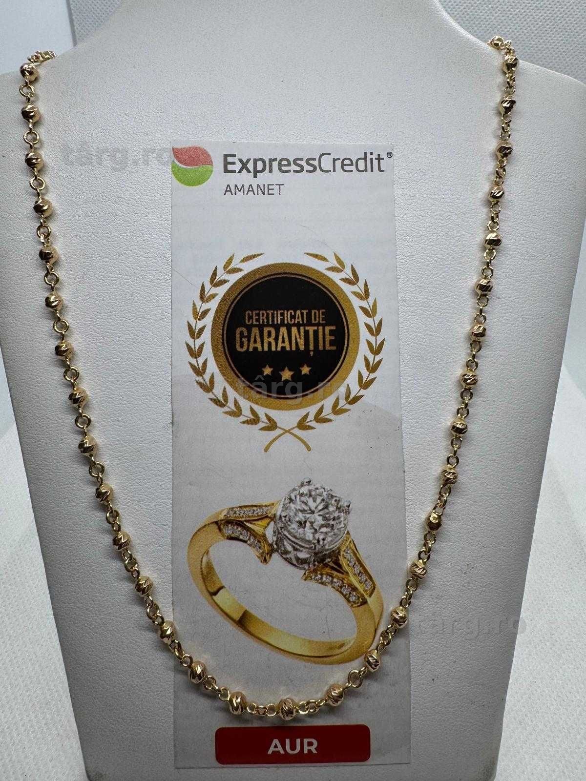 Lant din aur 14k (69458.1/ 10 Pacurari 1) Garantie 2 ani!