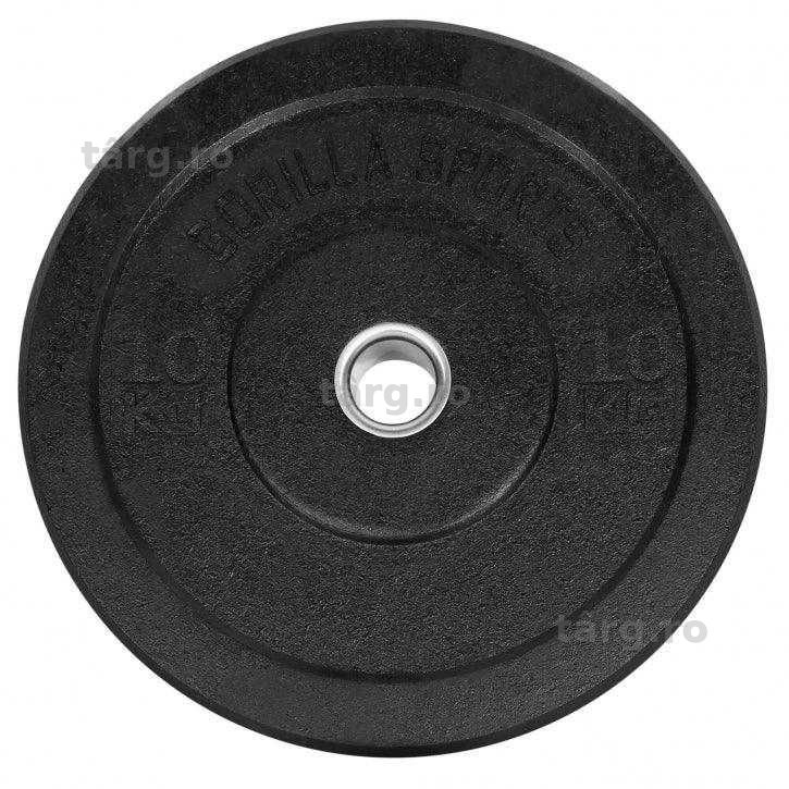 Disc Bumper de cauciuc 10 KG Gorilla Sports