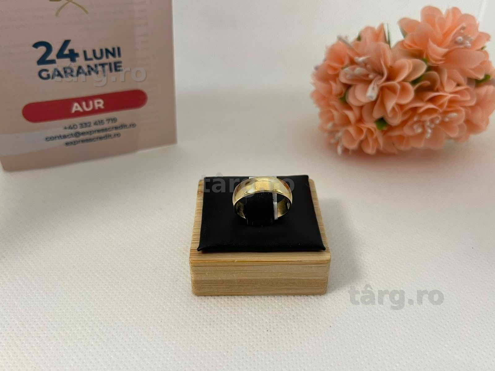 Set verighete aur 14K 2.86g&3.29g (Ag16 Moldova b33169.3/.4) - Garantie 2 ani! 3