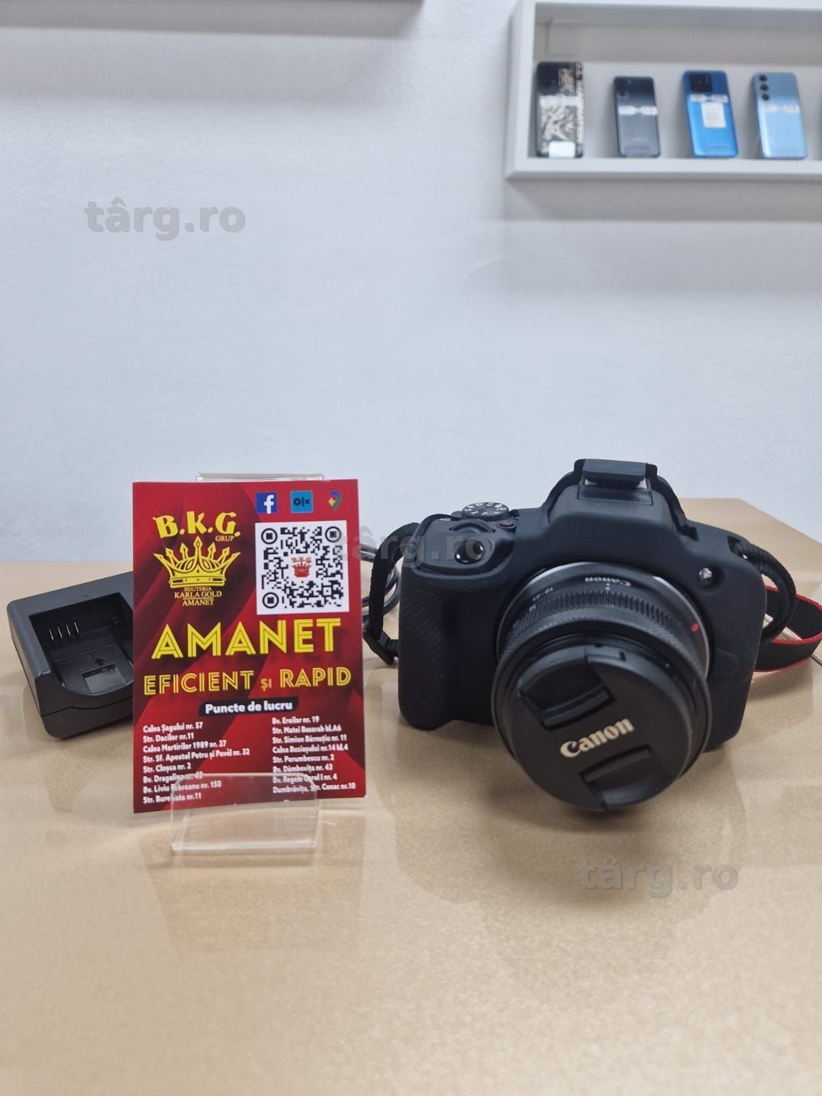 Canon Eos R100 + obiectiv 18-45 Amanet BKG