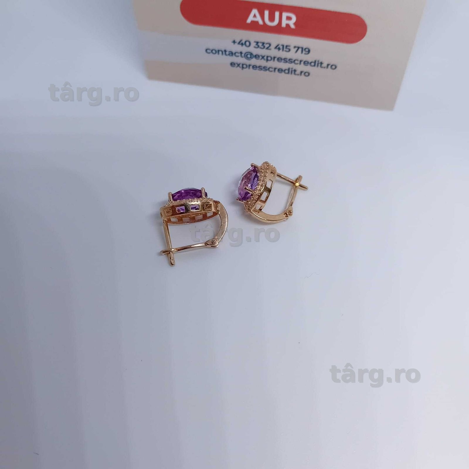 Cercei Aur 14K 4.23g (Ag4 Dacia B.51723.1) Garantie 2 ani 3