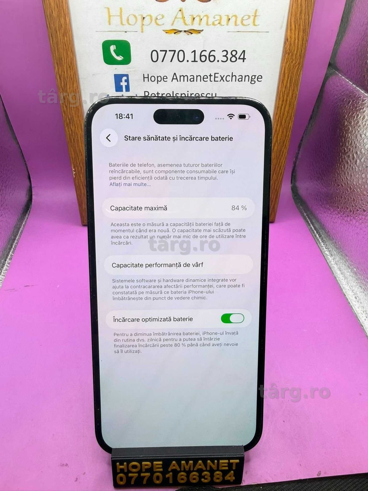 HOPE AMANET P2-Iphone 14 pro max 256 GB/84 % BAT 2