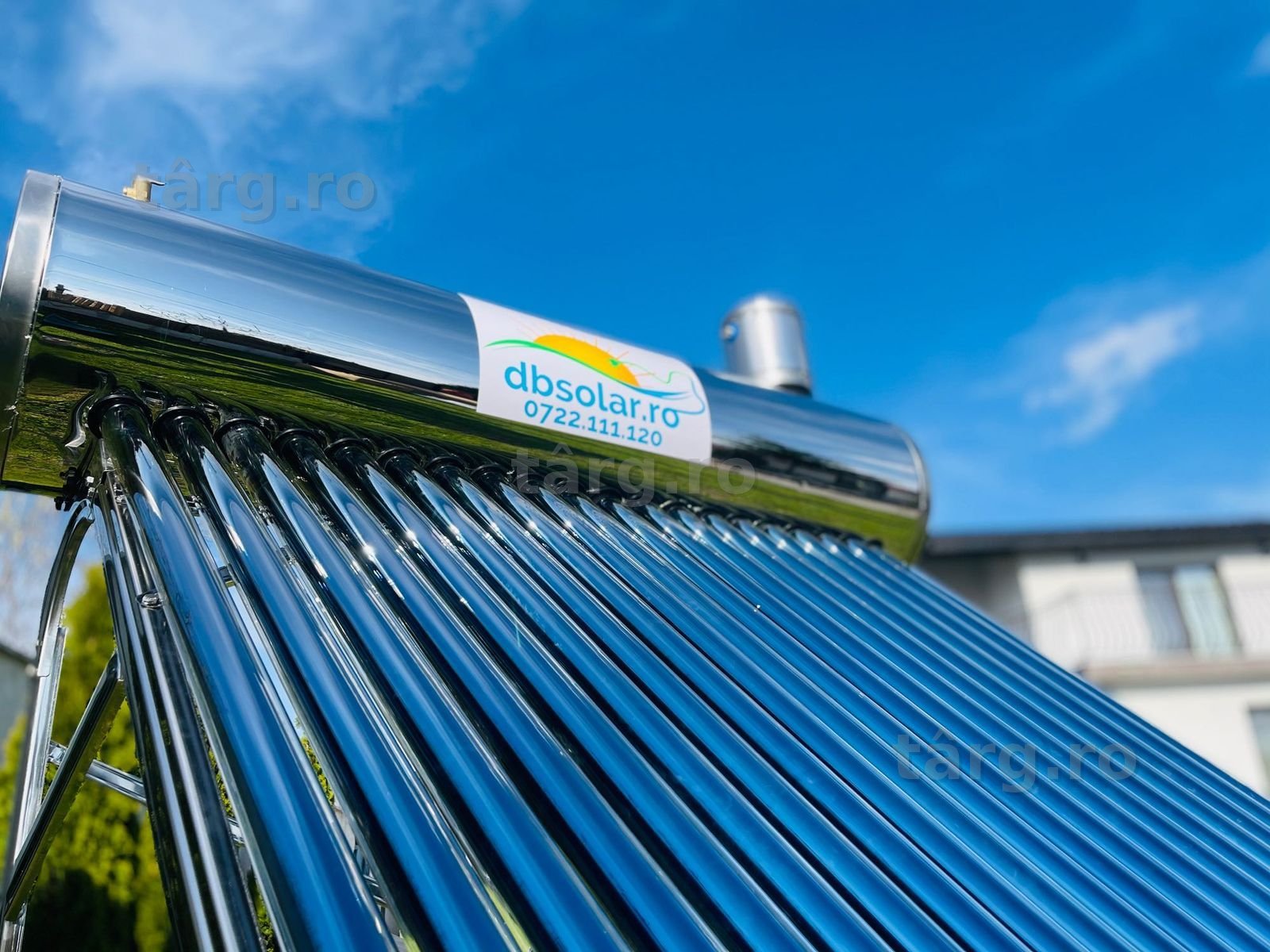 PANOUri Solare PRESURIZATe 200L Apa Calda INOX SOLAR Vidate NOU !
