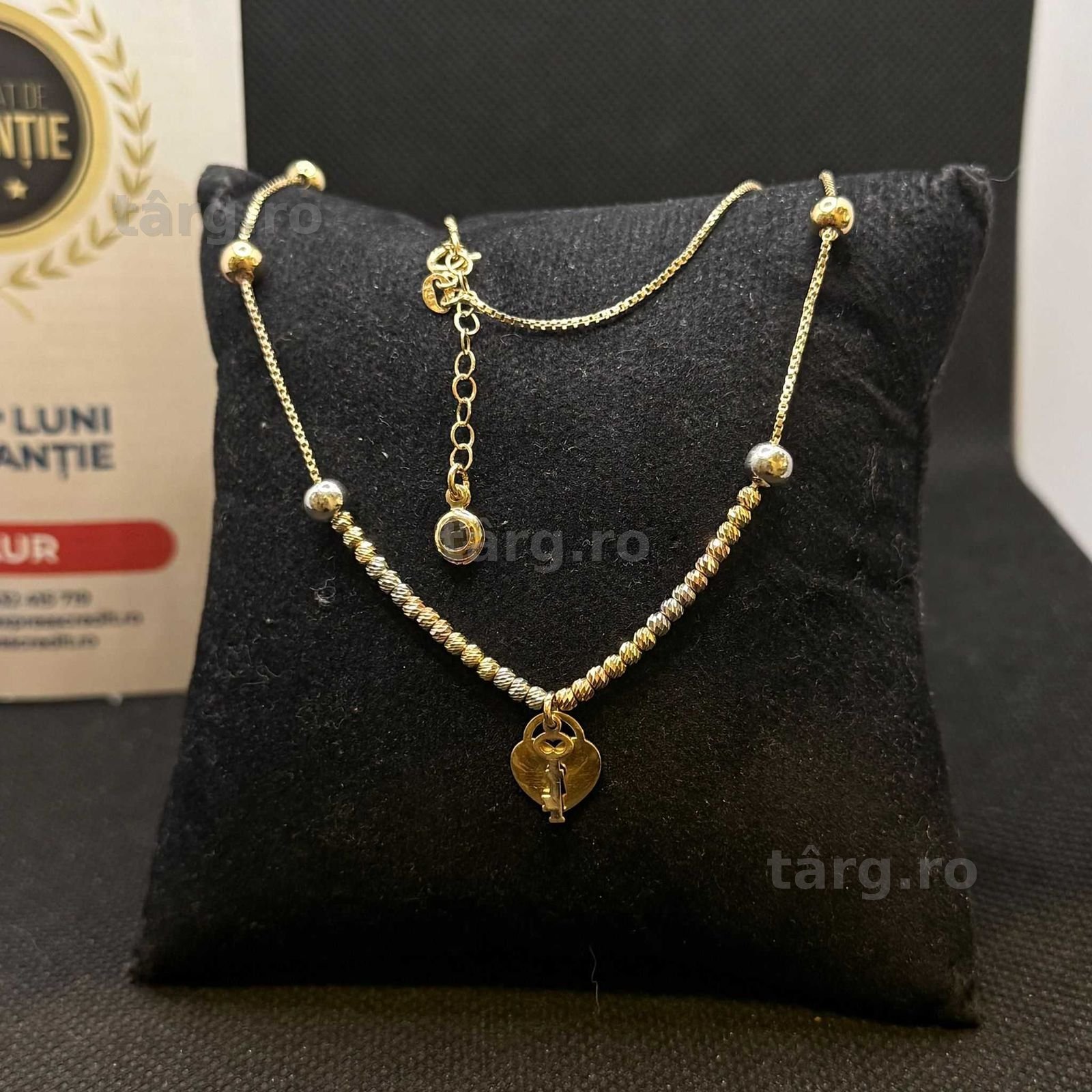 Lant aur 14K 5.90g (AG15 Gara 1 B33846.1) Garantie 2 ani!