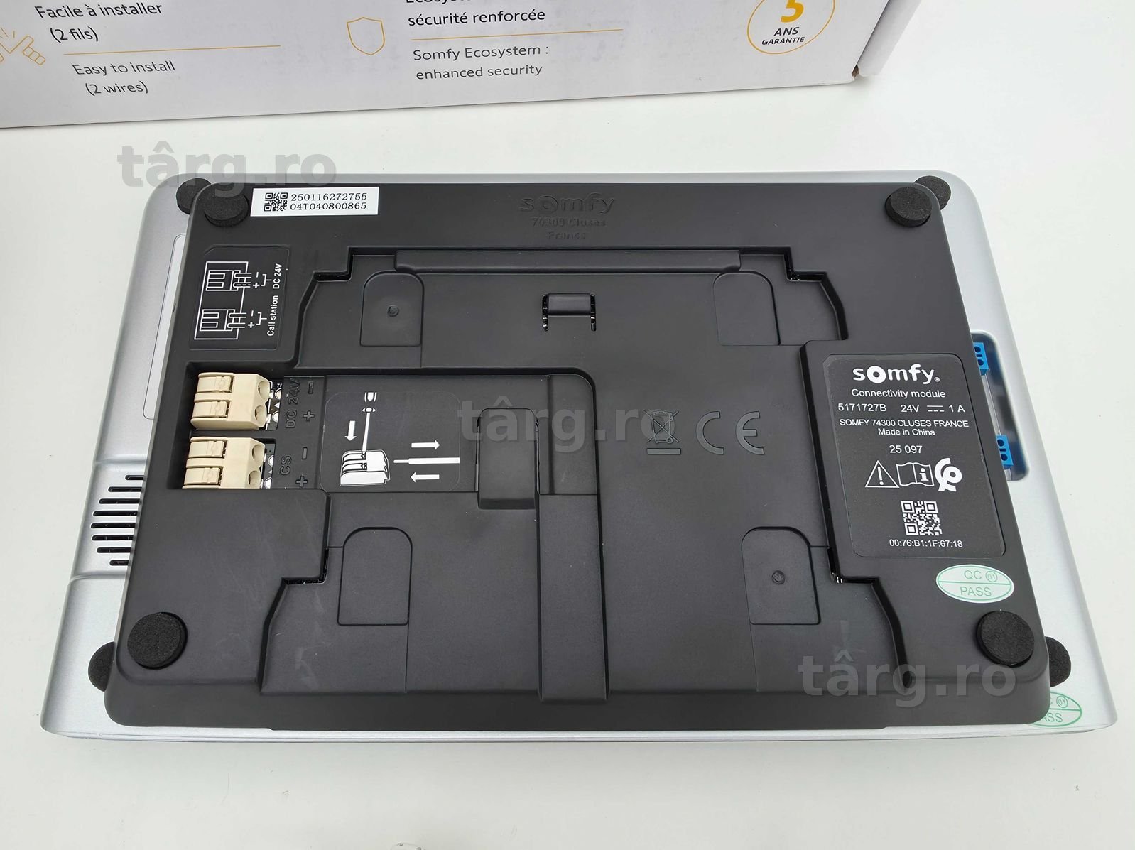 Videointerfon Somfy V500 Connect 7 inch, + connectivity module wi-fi 6