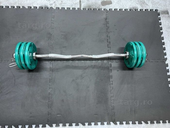 Set bara cu discuri cu prindere 40 kg
