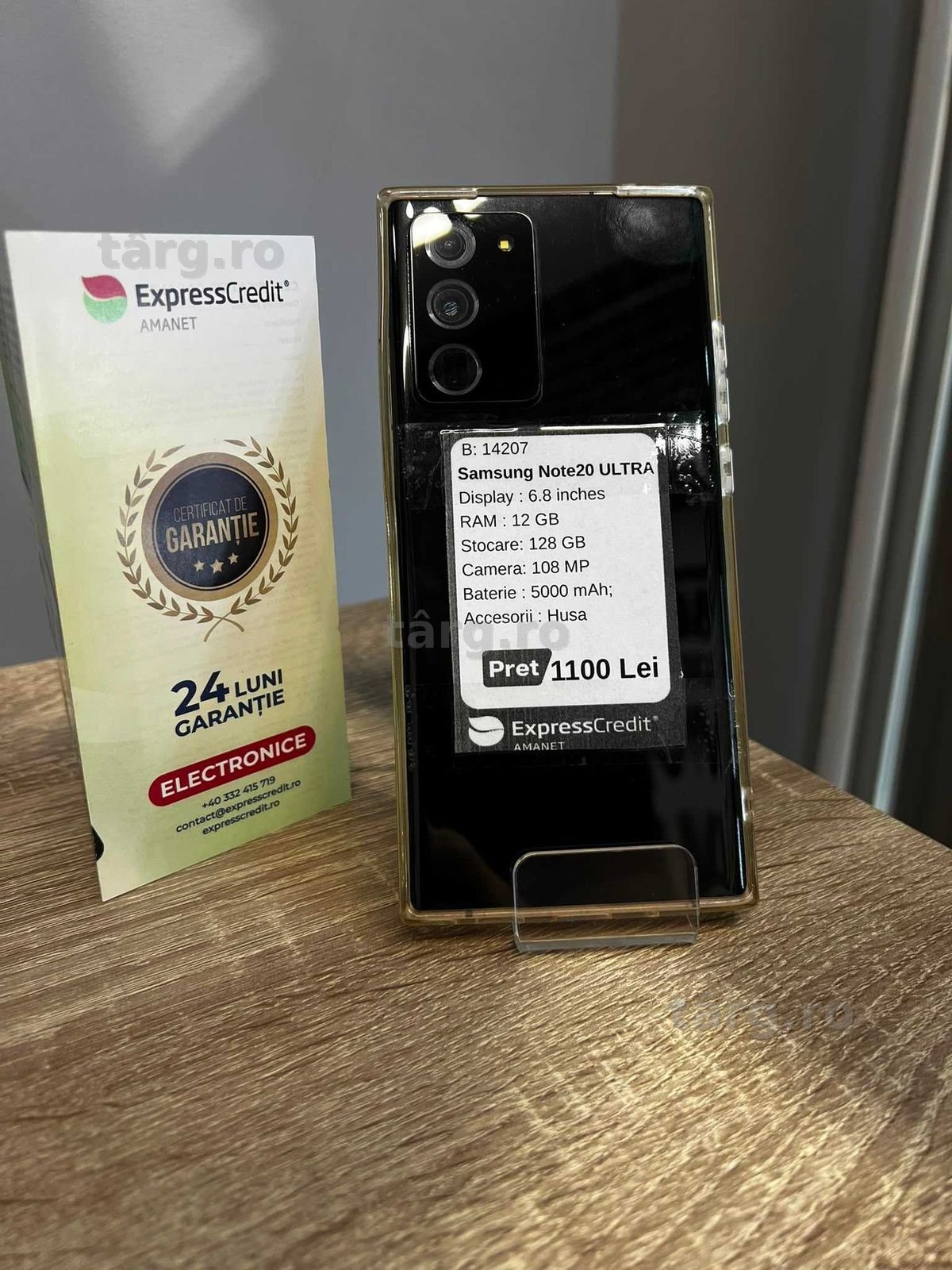 (AG42) Samsung Galaxy Note 20 Ultra B.14207.1 GARANTIE 2 ANI