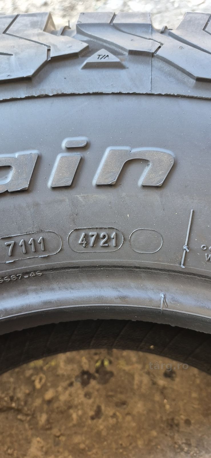 4 anvelope M+S ca noi BFGoodrich All-Terrain 265/75/16,dot 2021.Pretul este pe bucata. 8