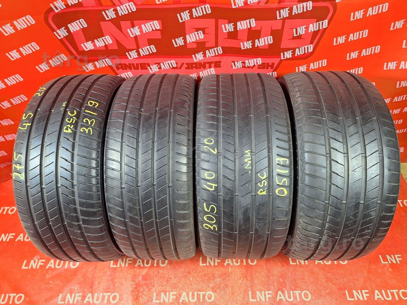Anvelope de VARA - 275/45/20 - 305/40/20  Bridgestone 6.2 - 7.3 MM RFT - DOT 2019 OEM BMW X5 X6 G05 G06 !