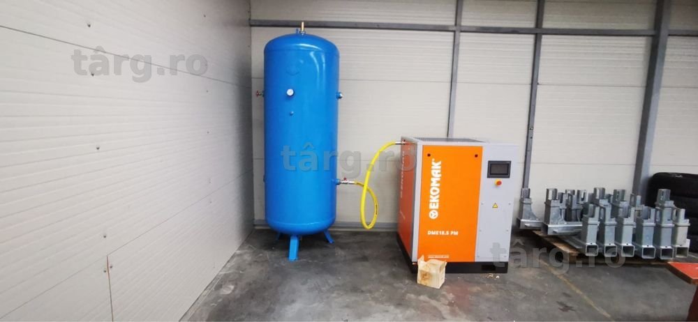 Compresor aer cu surub 18,5kw/25hp EKOMAK inverter/ Magneti Permanenti