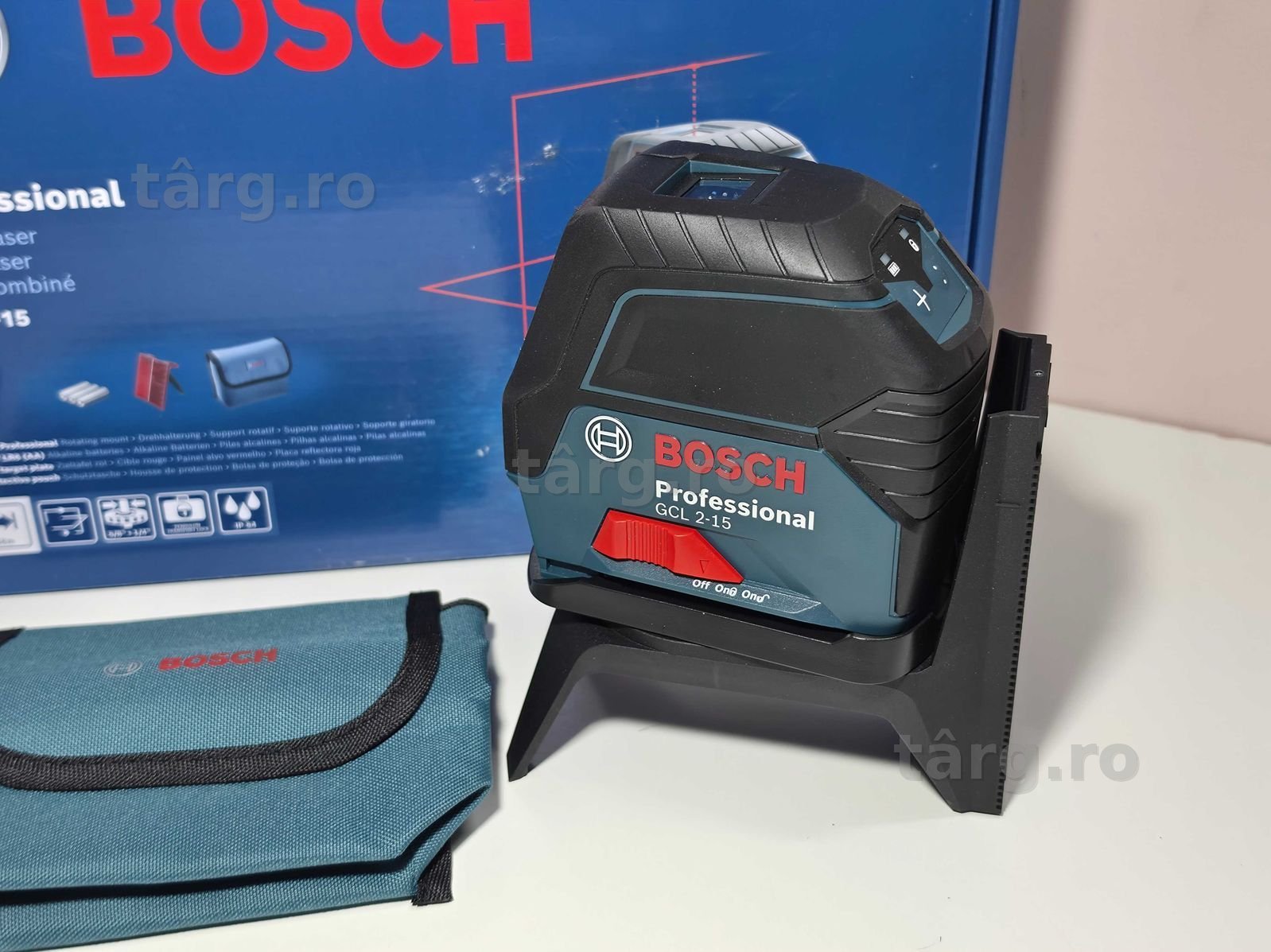 Bosch GCL 2-15 + RM 1 - Nivela laser cu linii DEFECT rosii 2