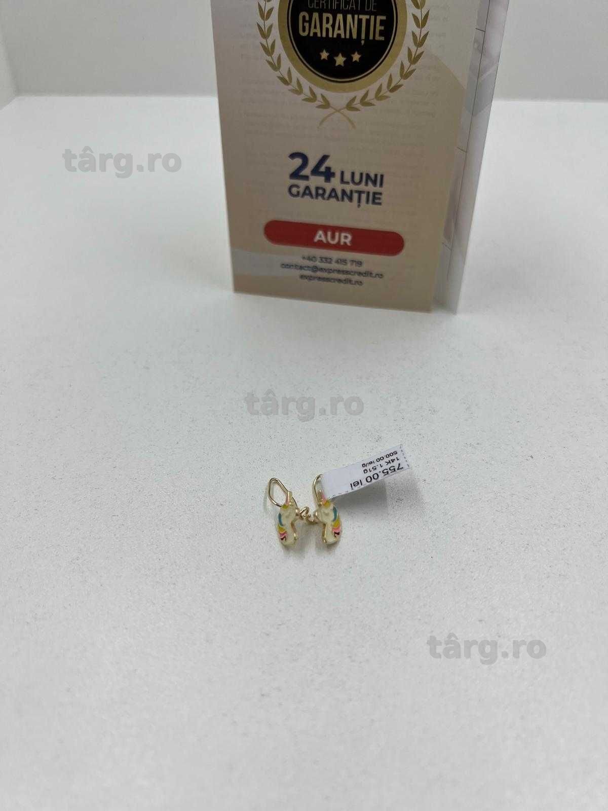 Cercei Aur 14K 1.51g (Ag25 Belvedere B.42521) Garantie 2 ani! 2