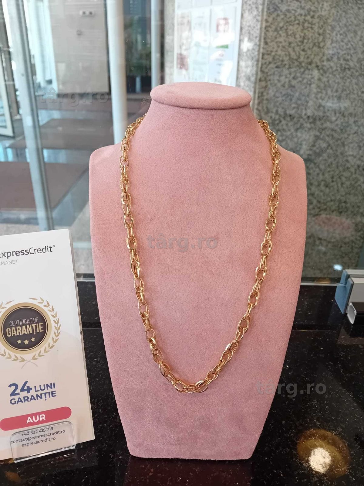 Lant aur 14k 8.69g 50cm (Iulius Mall)(B-544) Garantie 2 ani!