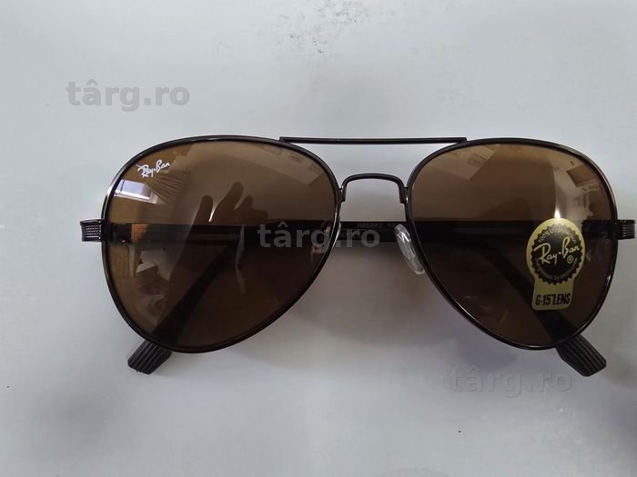 Ochelari de soare Rayban RB5943, lentila sticla, noi, maro