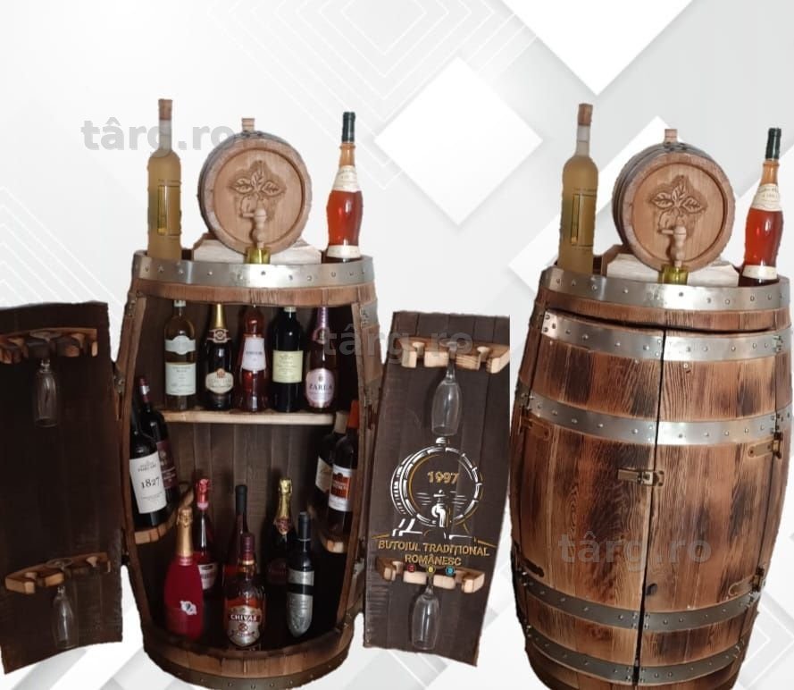 Butoaie tip bar depozitare sticle